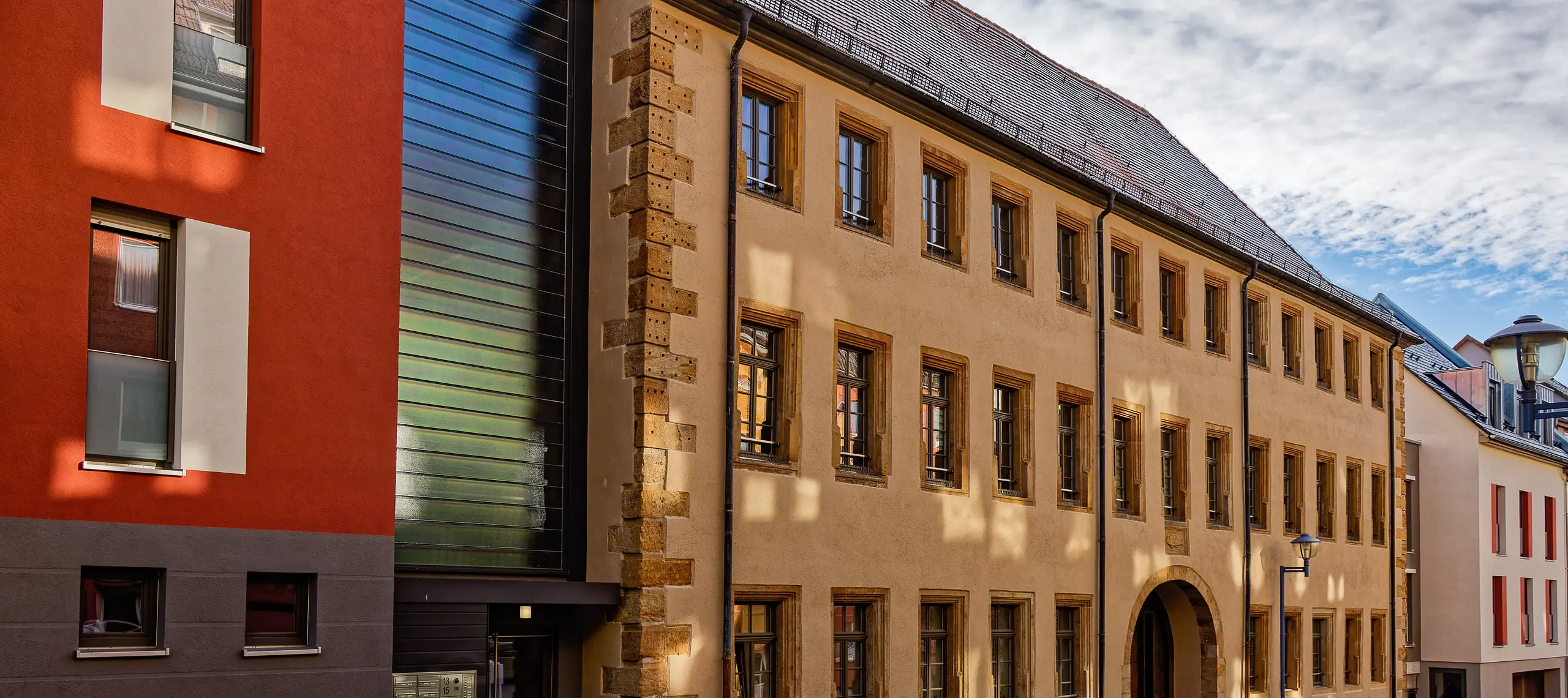 Historisches Amtshaus in Gotha mit unseren Dämmputzen saniert