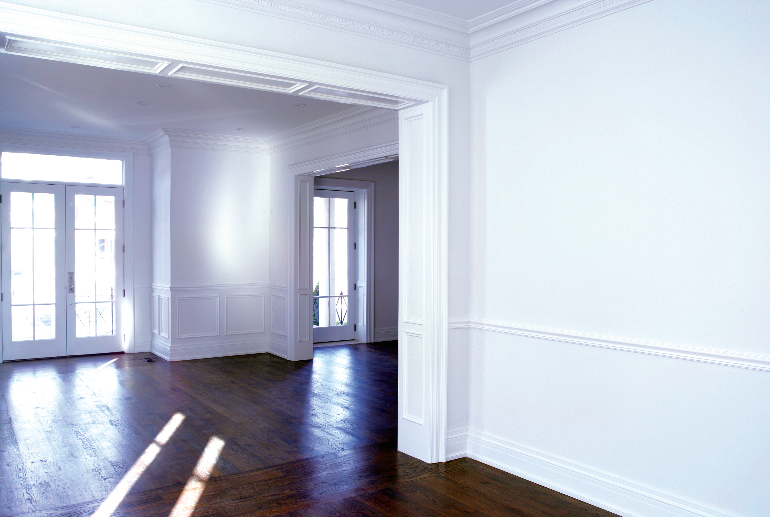 Heller Innenraum welches mit Innendämmung saniert wurde