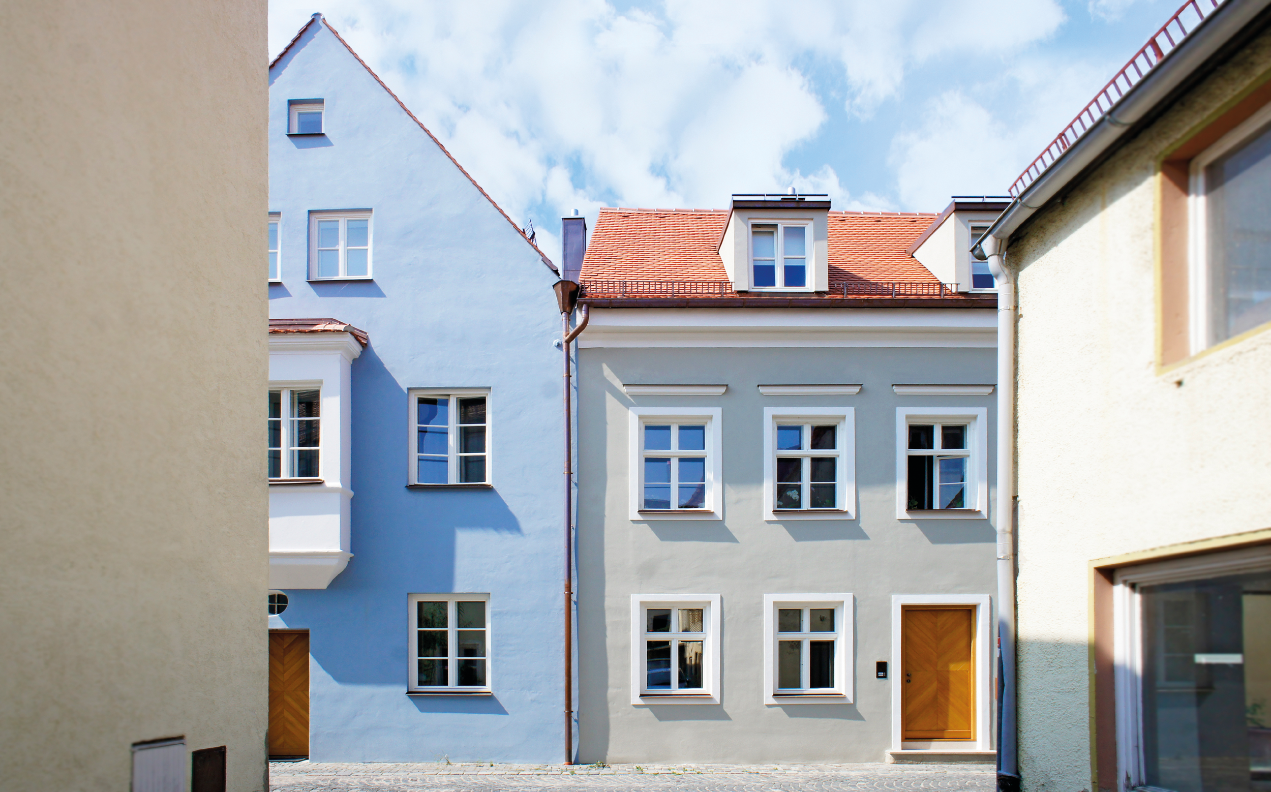 Wärmedämmputz für die Außensanierung des Domherrenhauses in Freising