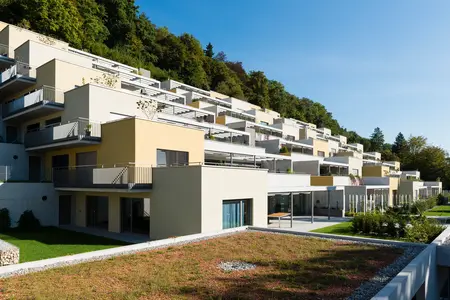 Bâtiment multifamilial, Terassenhäuser Rebhalde, Baslerstr., Brugg