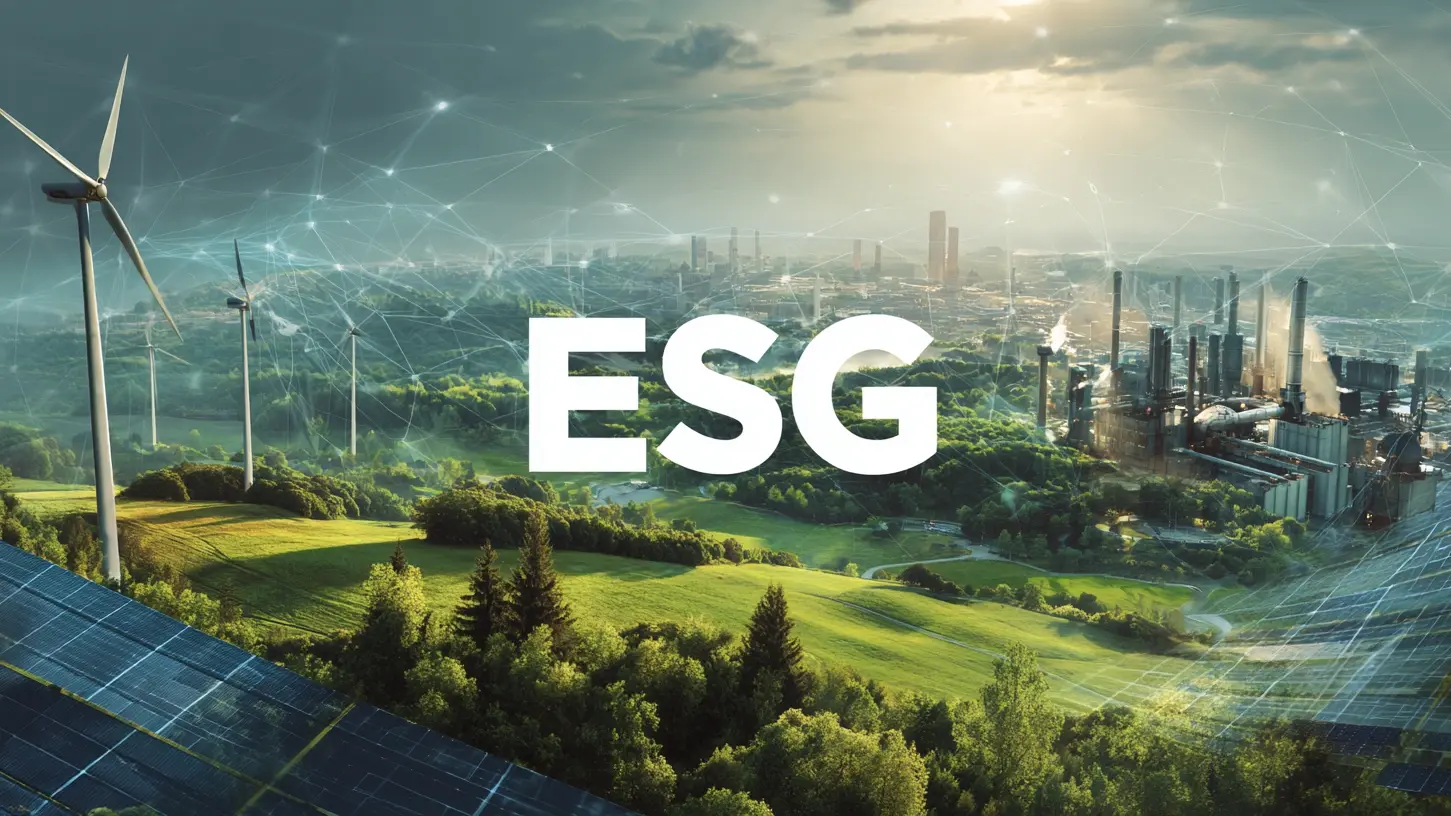 ESG Kriterien in einem Bild