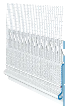 Blechanschlussprofil PVC