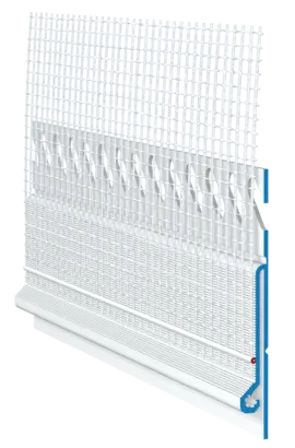 Blechanschlussprofil PVC