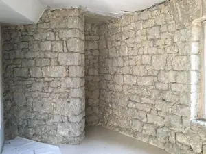 Pfarrsaal Innendämmung Bassecourt fixit 222 aerogel