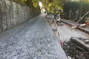 Pflästerung «Schützenmattstrasse» Sanierung Lenzburg