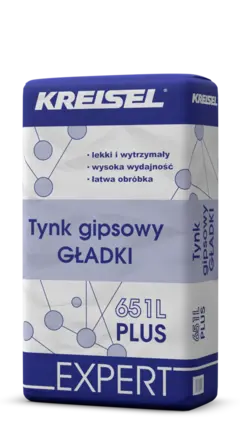 TYNK GIPSOWY GŁADKI 651L PLUS